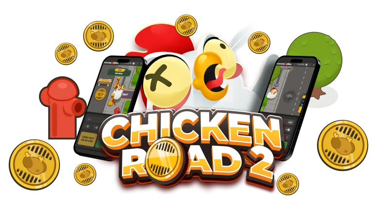 Chicken Road 2 Logo Inout Games Charakter
